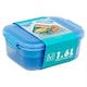 image 3 of 1.6L Airtight Plastic Lunch Boxes | Blue | 1