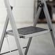 image 8 of VonHaus 3 Step Steel Folding Step Ladder with Anti Slip Feet