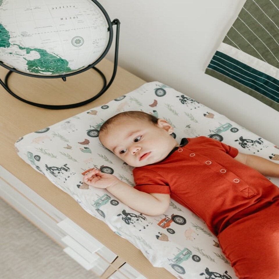 image 1 of Copper Pearl Nappy Changing Pad COVER Jo