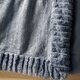 image 2 of Catherine Lansfield Velvet and Faux Fur Soft Touch Blanket Throw | Grey | Charcoal Grey