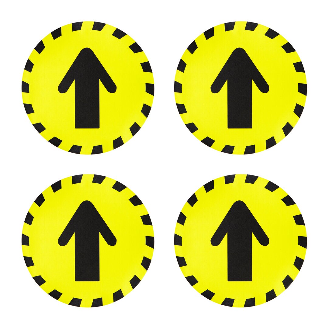 Orsina Warning Floor Sticker Arrow Set of 4