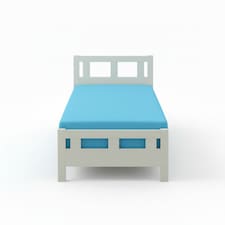 Flannelette Cot Bed Fitted Sheet Soft Brushed Cotton Bedding Comfort | Blue | Cot Bed