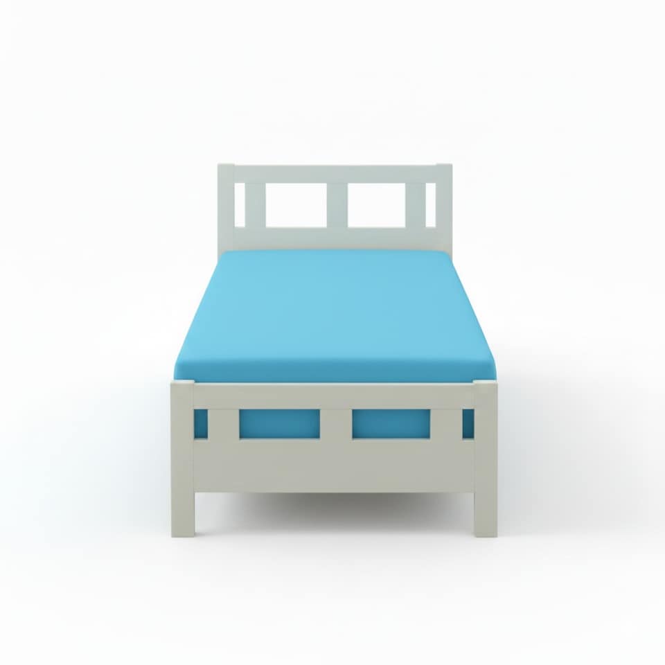 image 1 of Flannelette Cot Bed Fitted Sheet Soft Brushed Cotton Bedding Comfort | Blue | Cot Bed