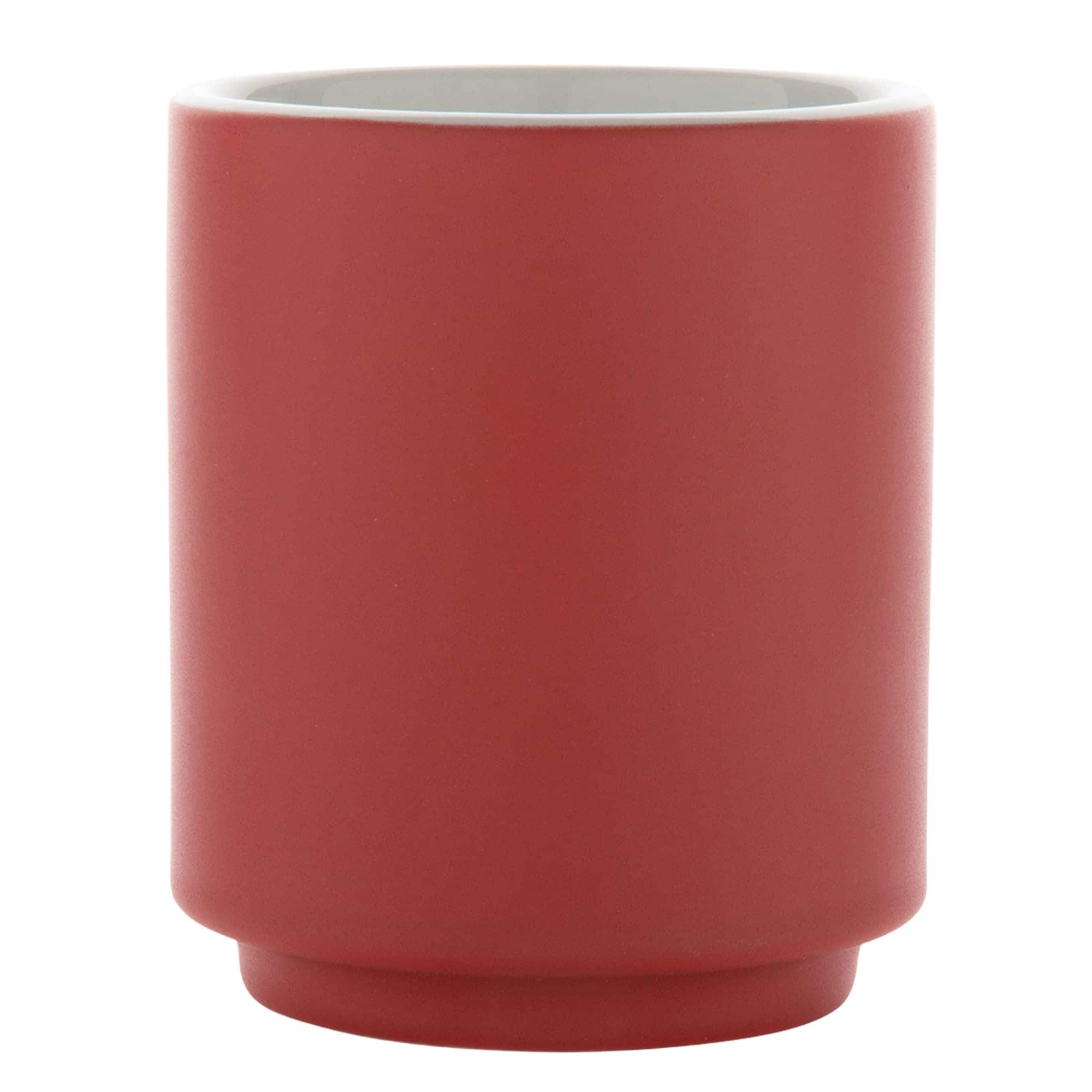 XD Collection Stackable Ceramic 180ml Mug - Red/White - One Size