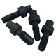 image 4 of 4pc Wheel Hub Internal Thread Repair Restorer Chasers Clean Set M12 - M14