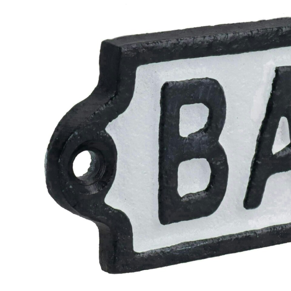 image 1 of Bar Cast Iron Sign Plaque Door Wall House Gate Post Hotel Restaurant Pub Home