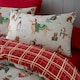 image 3 of Christmas Dogs Soft Easy Care Bed Linen Bedding Duvet Cover Quilt Set With Pillow Cases | Multi | King