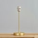 image 2 of ValueLights Charlie Brushed Gold Table Lamp Base Only 