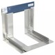 image 5 of Stainless Steel Wall Shelf with Double Metal Brackets - 60x23.5cm | Grey | 3
