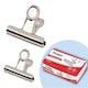image 2 of Pack of 12 Metal 63mm Spring Binding Grip Clips