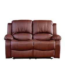 Glendale 2 Seat Reclining Sofa - Burgundy