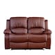 image 1 of Glendale 2 Seat Reclining Sofa - Burgundy