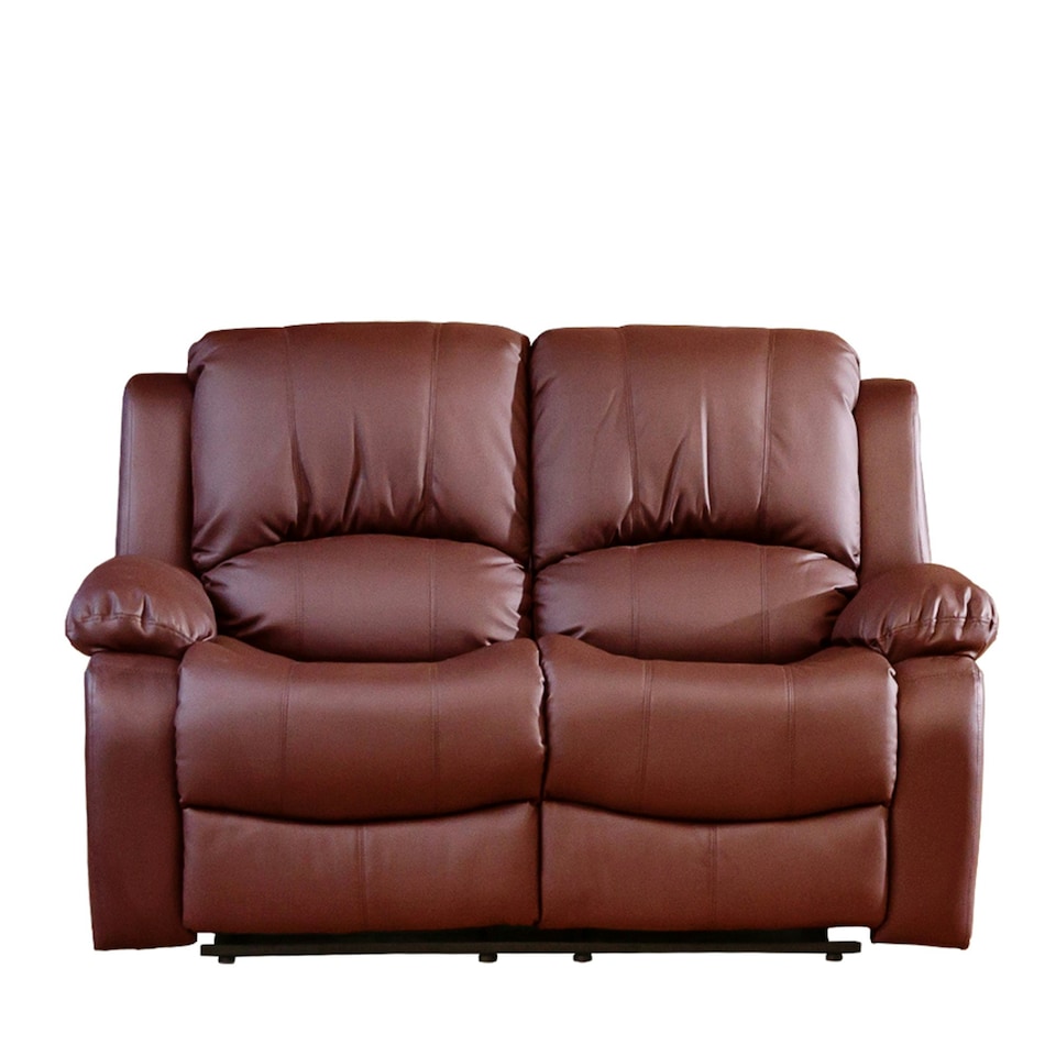 image 1 of Glendale 2 Seat Reclining Sofa - Burgundy