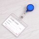 image 4 of Box of 100 Blue Pull Reel for Name Badge Holder