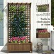 image 4 of Outsunny Wood Planter with Trellis for Climbing Plants Vines Planter Box Brown