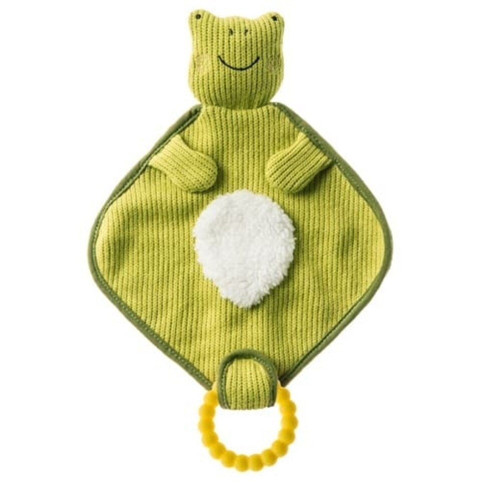 Knitted Frog Lovey