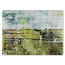Classic Lake View Glass Chopping Board | Multi