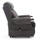 image 4 of Halton Electric Fabric Heavy Duty Single Motor Rise Recliner Lift Mobility Chair (Charcoal)