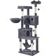 image 1 of Yaheetech 185 cm Tall Large Plush Cat Tower Dark Grey