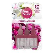 Perfect Scents Peony and Jasmine Air Freshener Refill 3 Pack 20ml | Pink | 1 - Pink | 1