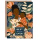 image 1 of Mothers Day Card Afro Caribbean Woman Best Mum Ever