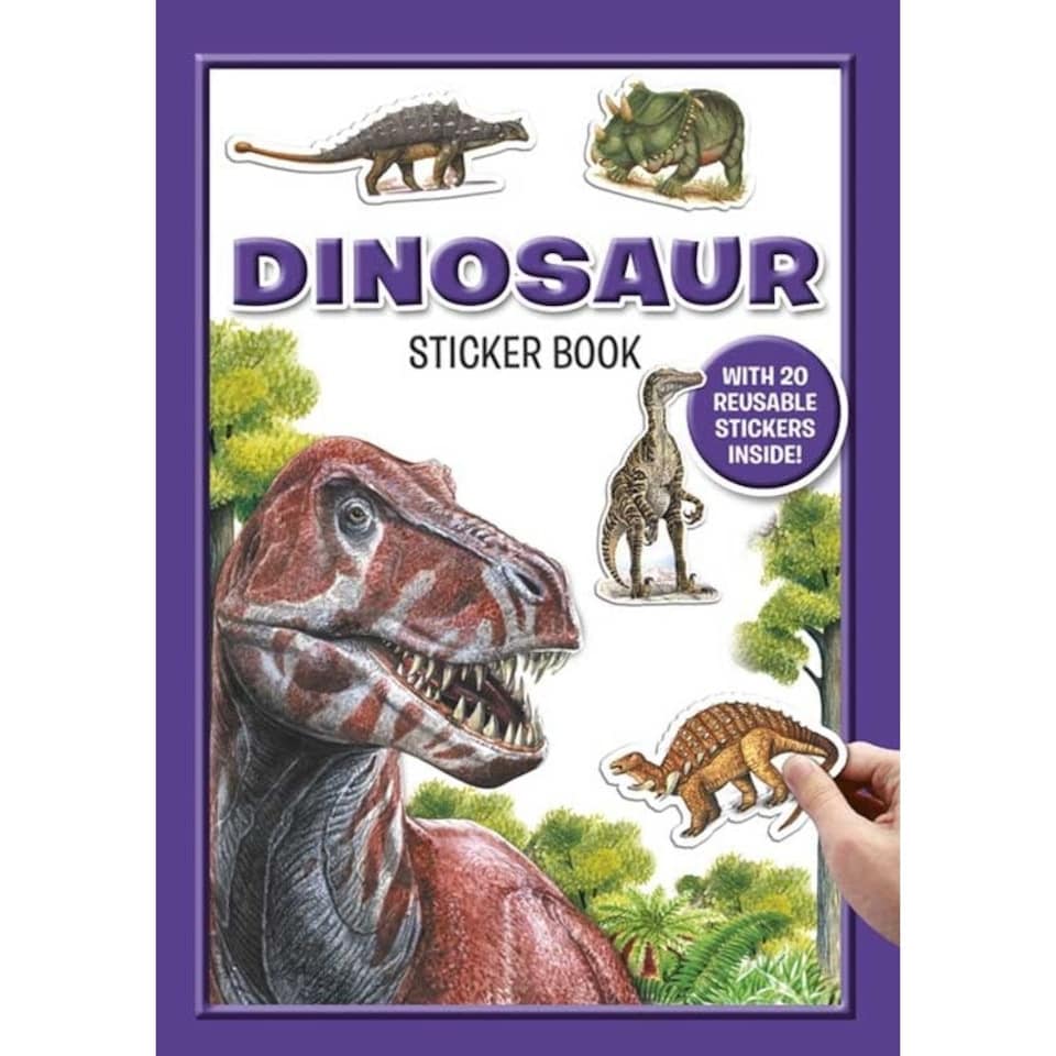 Alligator Dinosaur Sticker Book - Multicoloured - One Size
