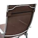 image 8 of Outsunny Sun Lounger Recliner w/ Pillow Foldable 7 Levels Texteline Brown