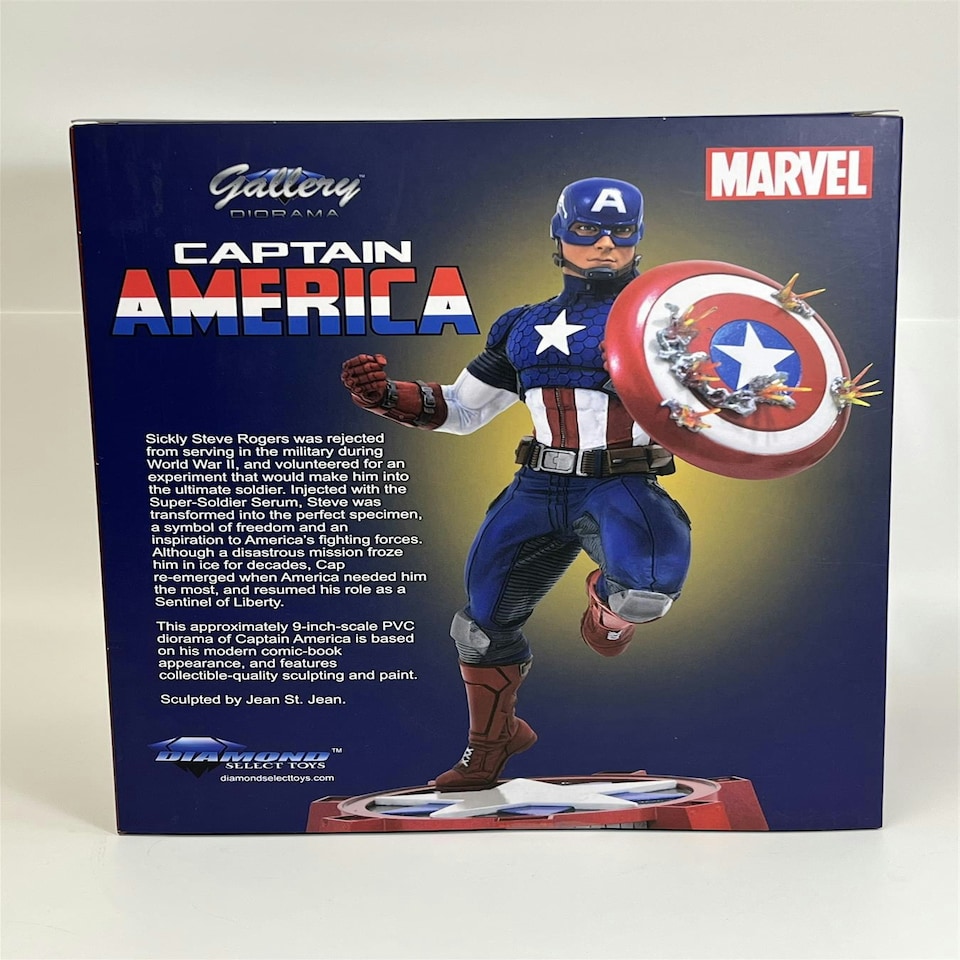 image 1 of Captain America 9 Inch Gallery Diorama Diamond Select AUG172640