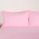 image 2 of OHS Plain Fitted Bed 25cm Deep Elasticated Sheet, Single - Pink