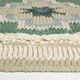 image 4 of Homescapes Matala Green and Blue Kilim Runner Wool Rug - 66 x 200 cm | Green | 66 x 200 cm