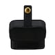 image 3 of Living and Home Compact Portable Mini Ring Holder Case-Black | Black