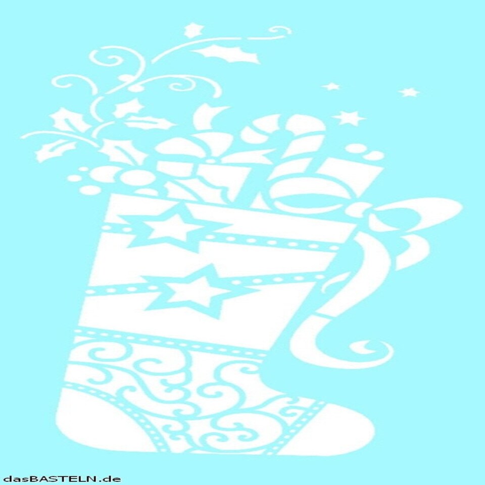 MARABU STENCIL 15X33 XMAS PRESENT Multi