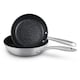 image 1 of Prestige Scratch Guard Fry Pan Set Stainless Steel Non Stick Induction Cookware