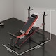 image 3 of SPORTNOW 420KG Weight Bench with Adjustable Bench Press Rack and Dip Station, Heavy Duty Flat or Incline Workout Bench for Home Gym Full Body Strength Training