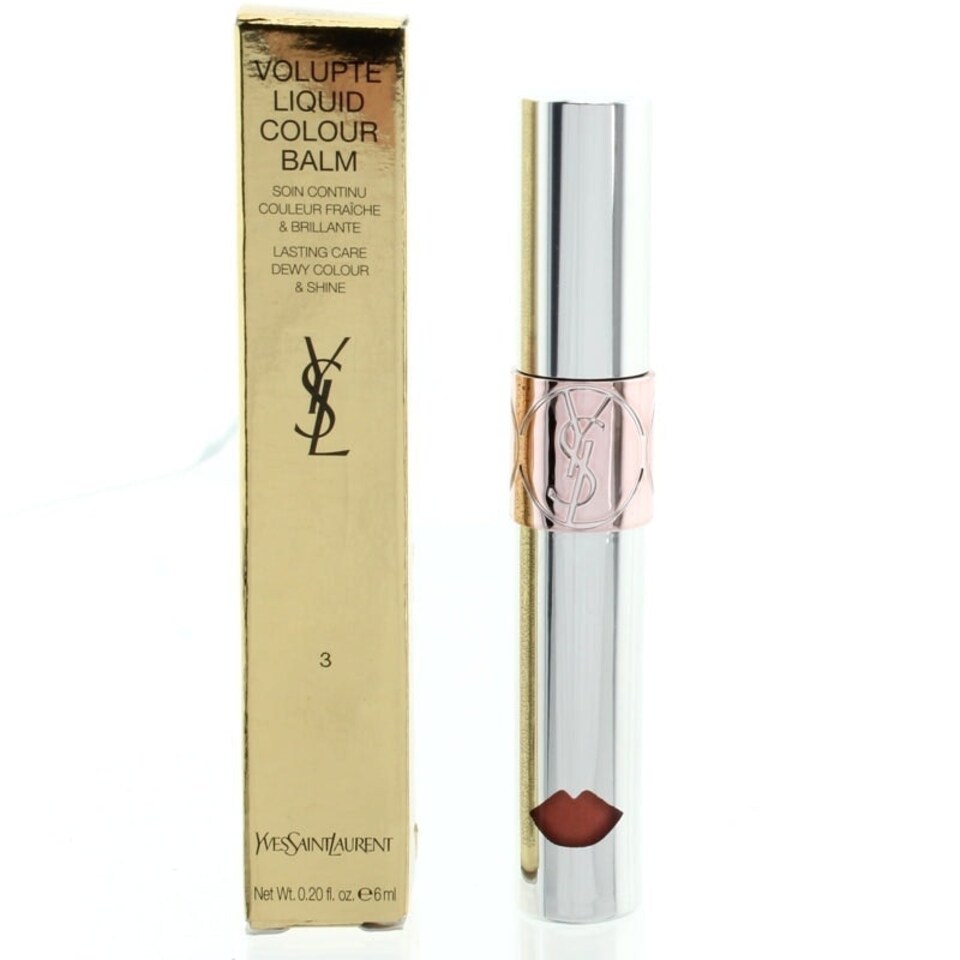 image 1 of YSL Volupte Liquid Lip Balm 3 Show Me Peach
