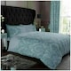 image 1 of VELVETIO Empire Damask Printed Duvet Cover Set Reversible Polycotton Beddings Blue | Duck Egg | King