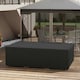image 7 of Outsunny Garden Furniture Cover Outdoor Waterproof Rattan Set Rain Protection Black | Black