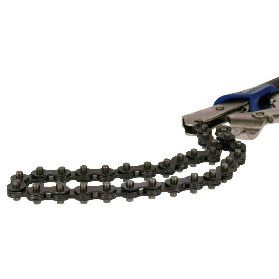 image 1 of Locking Chain Wrench Oil Filter Removal Remover Clamp Up To 140mm Diameter