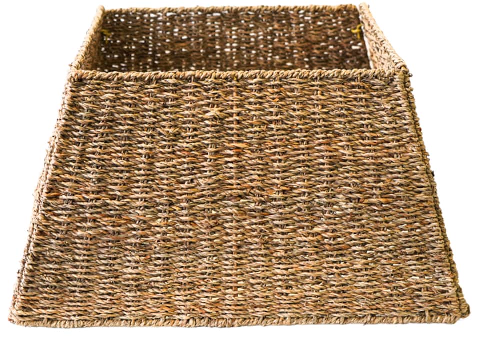 image 1 of Square Foldable Tree Skirt - Seagrass - L60 x W60 x H26 cm - Natural