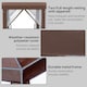 image 4 of Outsunny Hexagonal Garden Gazebo Party Tent Patio Marquee Canopy