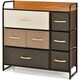 image 5 of COSTWYA 7-Drawer Dresser 3-Tier Chest of Drawers Wooden Top Multi