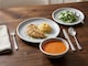 image 4 of Reactive Grey Glaze Dinner Set Nordic Pebble Plates & Bowls 18pc Set