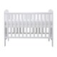 image 2 of Coleby Mini Cot Bed & All Seasons Premium Pocket Sprung Mattress - Adjustable Base with 3 Heights, Space-Saving Design, Suitable from Birth to Approx. 4 Years