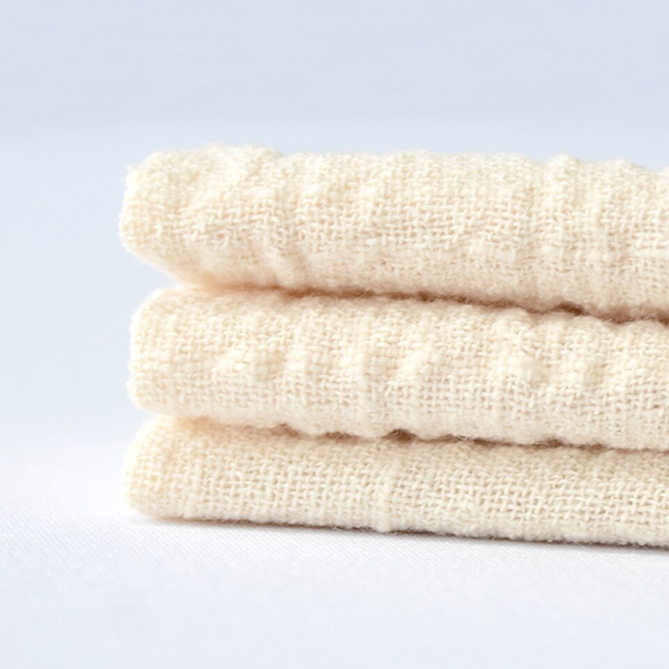 image 1 of 6pcs Fringe Cloth Napkin, 100% Soft Cotton Cloth Napkins - 20 Inch