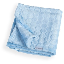 Clair de Lune Marshmallow Pram Blanket - Blue