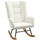 image 1 of HOMCOM Rocking Chair, Modern Armchair with Backrest for Bedroom 