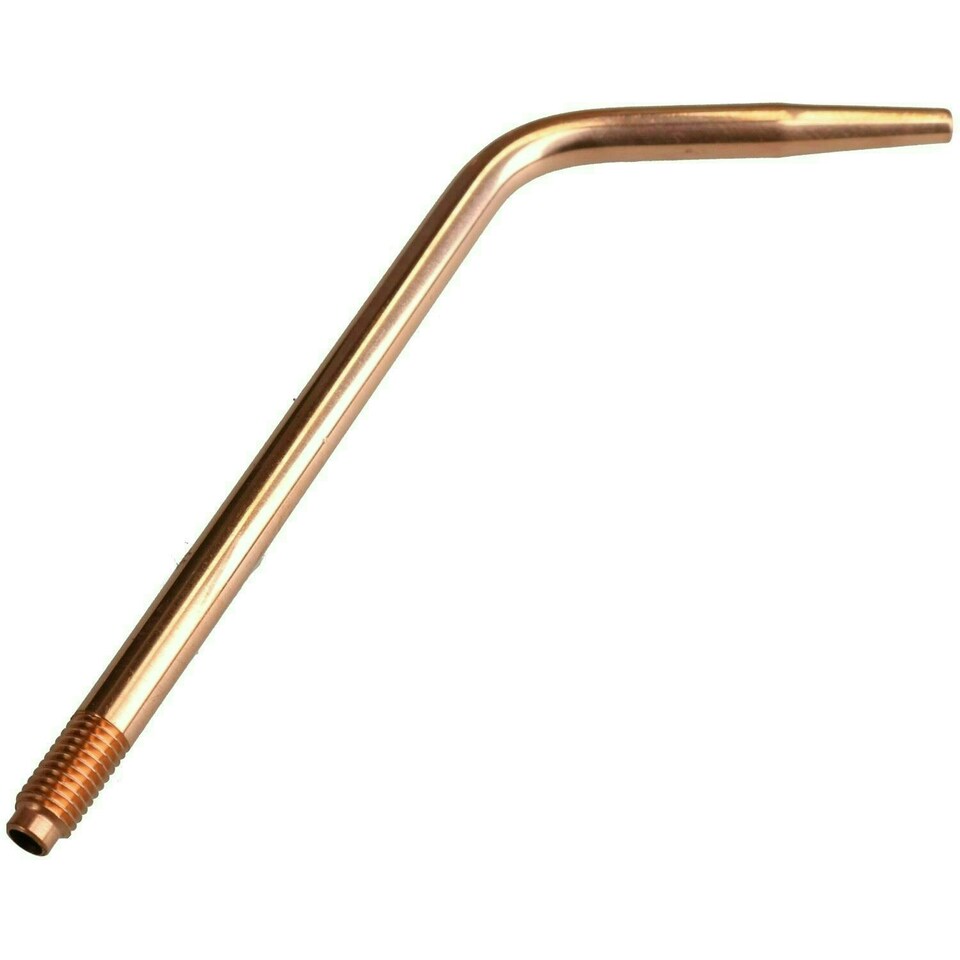 image 1 of Lightweight Swaged Welding Brazing Nozzle No. 7 Tip 3.2mm Oxygen Acetylene 2pk