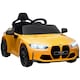 image 1 of AIYAPLAY 12V BMW M4 Licensed Kids Electric Car w/ Remote, Suspension, Yellow