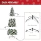 image 5 of HOMCOM 6FT Artificial Christmas Tree Xmas Indoor Decoration w/ Pinecone