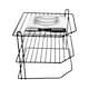 image 2 of Buckingham 3 Tier Kitchen Plate Organising Rack 23 cm , Black